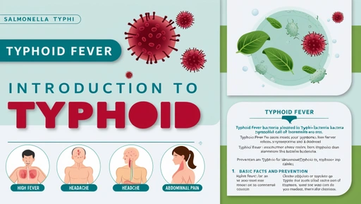 What are symptoms of typhoid fever 4 basic stages